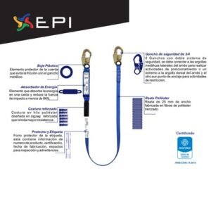 Eslinga de detencion en reata ref: 50-22